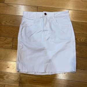 H&M mini skirt white